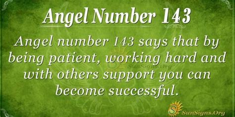 Angel Number 143 Meaning Achieving Your Goal Sunsignsorg