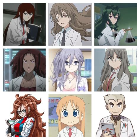 Lab Coat Anime Scientist Girl