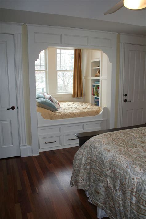 Custom Built In Bed In A Bedroom Alcove Simple Bedroom Design