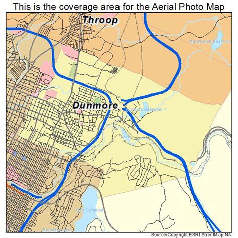 Aerial Photography Map Of Dunmore Pa Pennsylvania