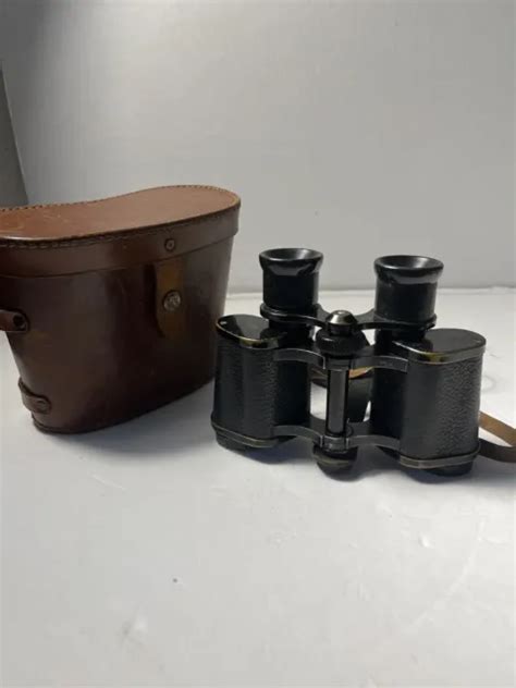Vintage Hensoldt Wetzlar 6x30 Small Field Binoculars Made In Germany