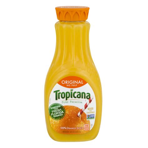 Tropicana Pure Premium Orange Juice No Pulp 52oz BTL | Garden Grocer