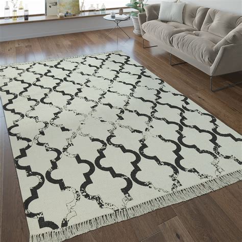 Teppich 200 x 290 cm. Flachgewebe Teppich Marokkanisches Muster | TeppichCenter24
