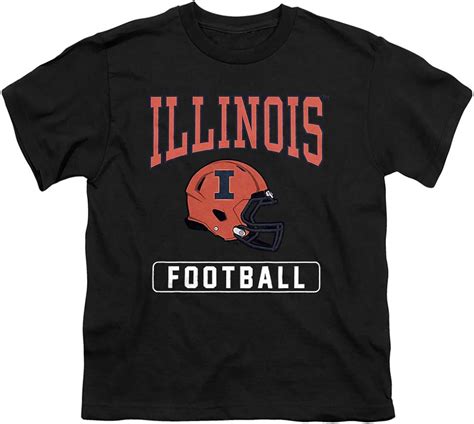 Buy University Of Illinois Official Football Helmet Unisex Youth T Shirt Online At Lowest Price