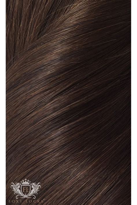 Cocoa Elegant 14 Silk Seamless Clip In Human Hair Extensions 120g Foxy Locks