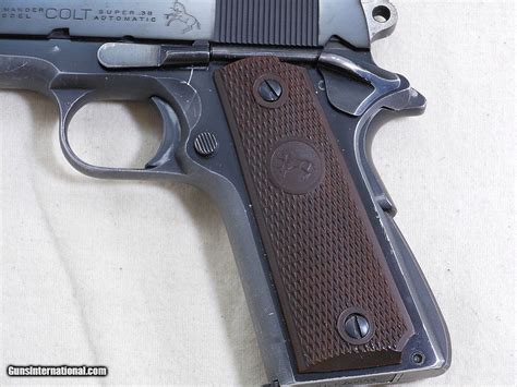 Colt Commander Model Light Weight In 38 Super 1950s Production For Sale