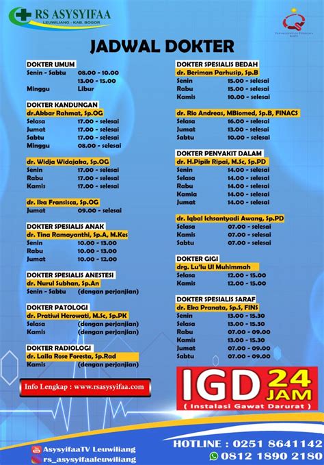 Jadwal Dokter