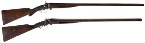 Two Double Barrel Hammer Shotguns Rock Island Auction