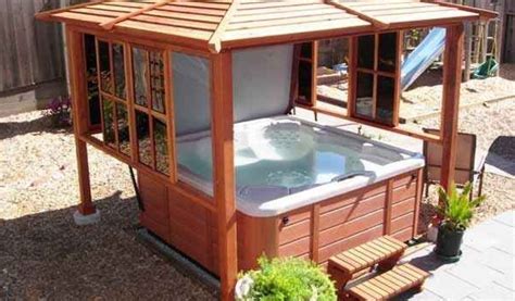 Wood hot tub, wood fired hot tub, wood hot tub kits, wooden hot tub kit from hottubsauna. 25 Best Collection of Hot Tub Gazebo Kits