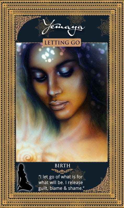 Goddess And Yoruba Orisha Yemaya This Is The Card Of Letting Go And