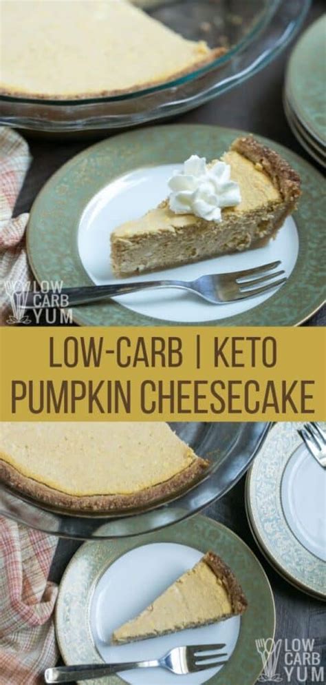 easy keto pumpkin cheesecake recipe low carb yum