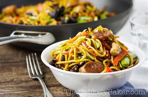 Pancit Canton Recipe Filipino Stir Fried Noodles The Unlikely Baker