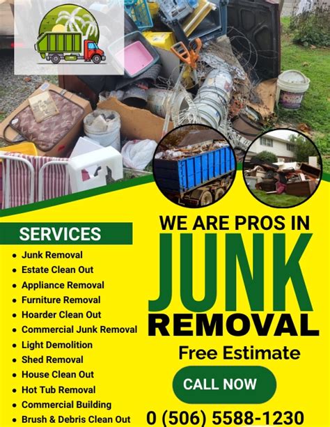 Copy Of Junk Removal Flyer Postermywall