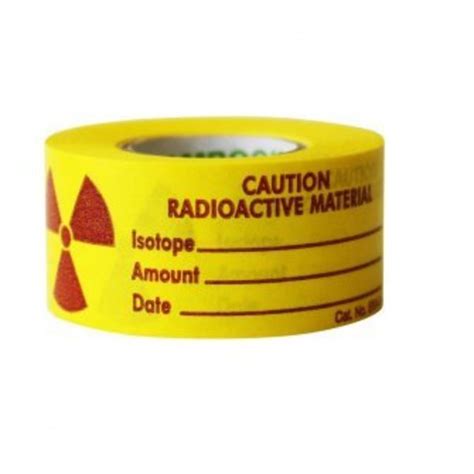Shamrock Scientific Caution Radioactive Materials Isotope Amount And