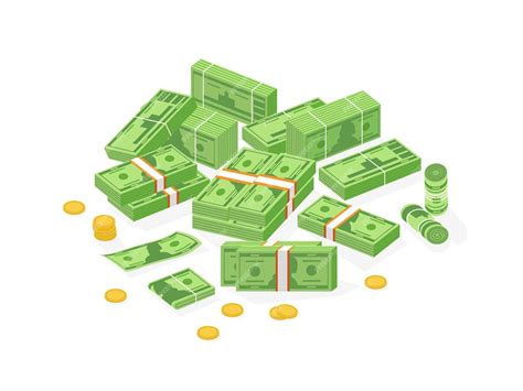 Premium Vector Collection Of Isometric Cash Money Or Currency