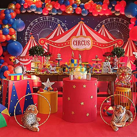 Mercancía de moda carnaval Amosfun 20 piezas de decoración de circo