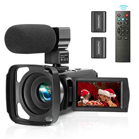 ZUODUN Camcorder Video Camera YouTube Vlogging Camera Recorder Full HD ...