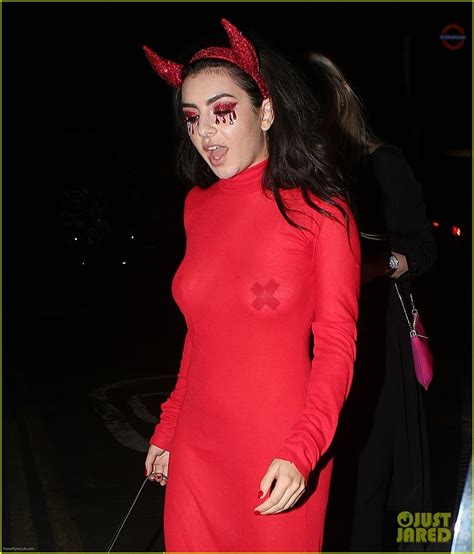 Charli Xcx Steps Out In See Through Dress For Halloween Event Photo