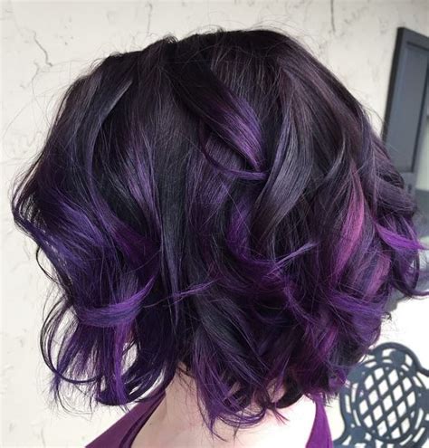 Short Purple Hair Short Hair Styles Hair Styles