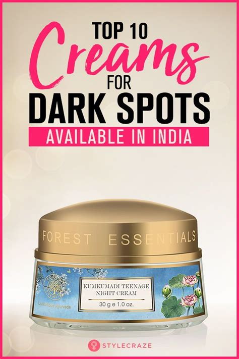 Top 11 Creams For Dark Spots Available In India 2020 Cream For Dark