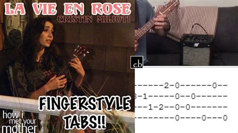 la vie en rose how i met your mother fingerstyle ukulele tutorial youtube how i met your