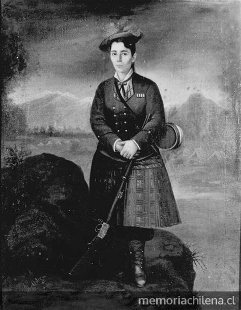 Retrato De La Cantinera Irene Morales 1881 Memoria Chilena