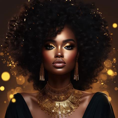 Flawless Makeup For Dark Skin Tones Stunning Afro Style Promptden