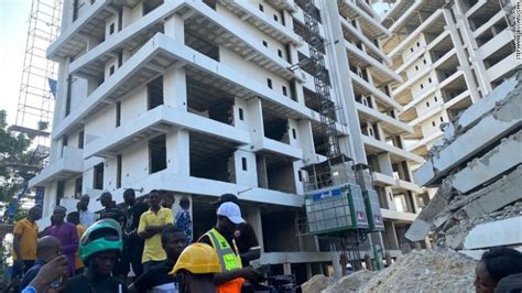 21 Story Building Collapses In Lagos Nigeria