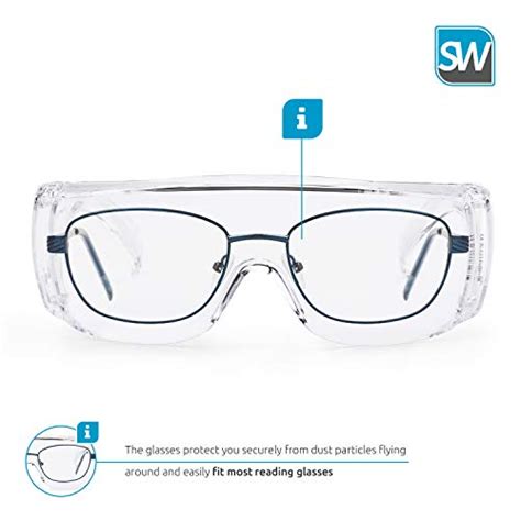 solidwork sw8319 professional safety lab goggles wraparound eye glasses for science fog free