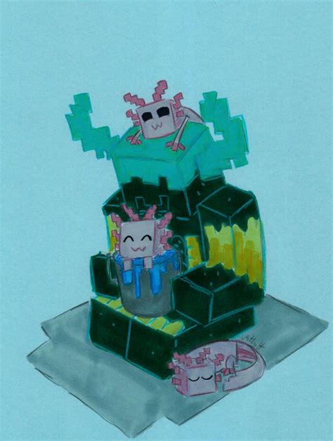 √ダウンロード Axolotl Minecraft Fan Art 100361 Axolotl Minecraft Fan Art