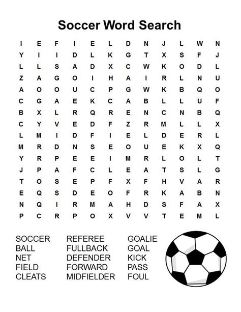 Word Search Football To Print Activity Shelter