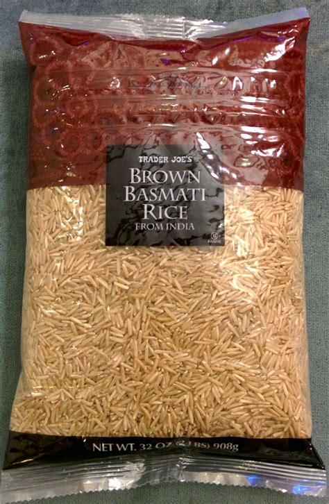 It seem to offer a medley of flavor and texture with each bite. Trader Joe's Nutrition Labels: Trader Joe's Brown Basmati Rice