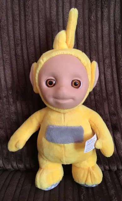 Teletubbies Laa Laa Talking Laughing Yellow Soft Plush Toy With Sound