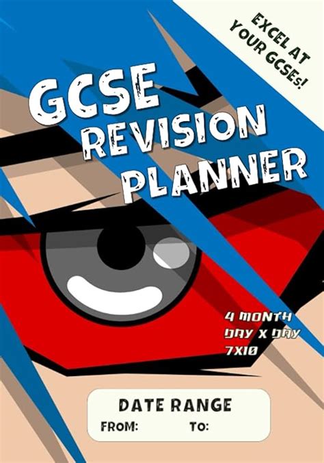 GCSE Revision Planner 4 Month Day X Day 7x10 Size Excel At Your