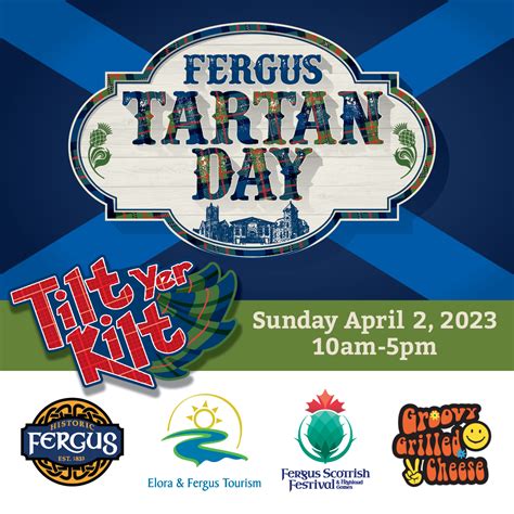 Fergus Tartan Day — Downtown Fergus