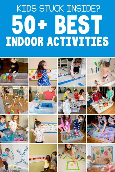 40 Best Indoor Activities For Toddlers And Preschoolers Busy Toddler