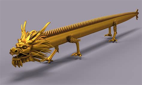 3d Ancient Dragon Chinese Model Turbosquid 1361971