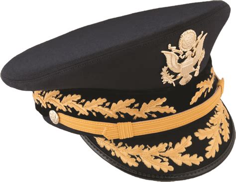 Army Blue Male Service Cap General Officer