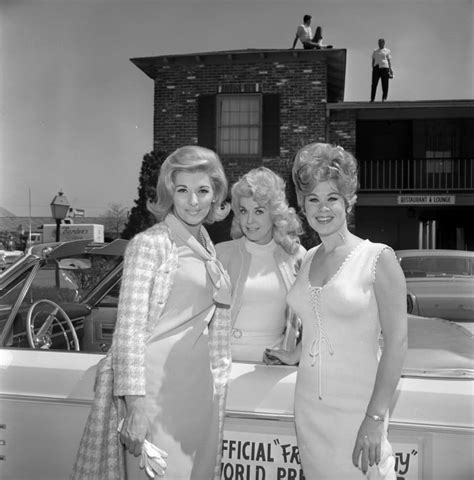 Nancy Kovack Donna Douglas And Sue Ann Langdon At The Opening Of