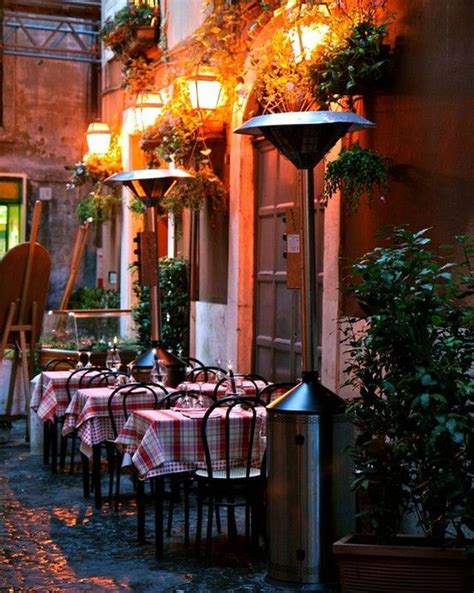 Romantic Outdoor Bistro Rome Italy Photography Italy Photography