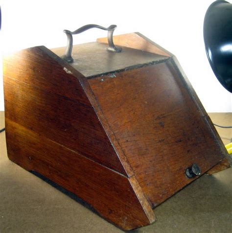 The panda wooden bamboo bread bin features a top that, surprise, doubles as a cutting board; Antique oak wooden coal scuttle, wood box, rubbish bin ...