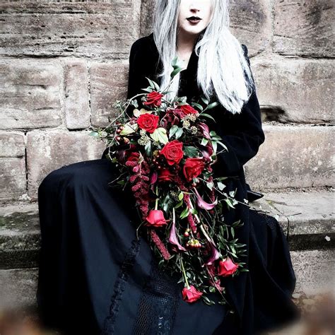 20% off all items · from $19.99 · same day delivery #alternativewedding #gothicwedding #redroses (With images ...