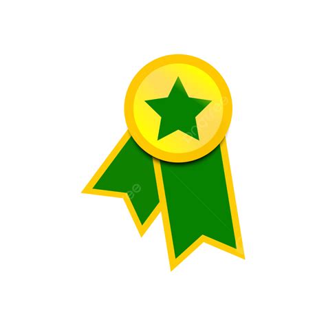 Very Elegant Certificate Badge In Green Elegant Certificate Badge