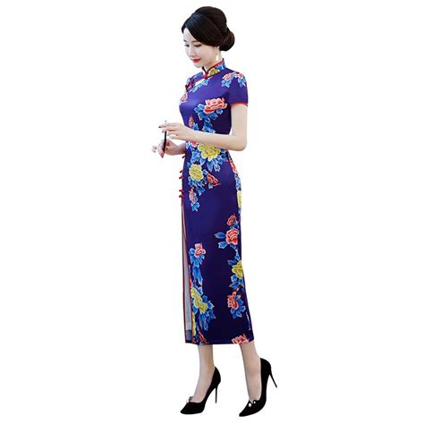 new arrival traditional chinese female slim long dress vintage women sexy cheongsam novelty