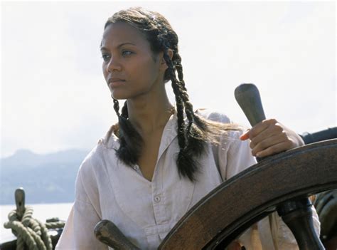 pirates of the caribbean the curse of the black pearl from zoe saldana s best roles e news