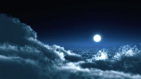 1920x1080 1920x1080 Photo Night Sky Clouds Moon Landscapes