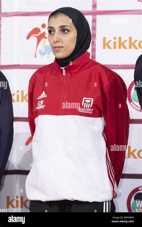 Tokyo Japan 8th Sep 2019 Giana Lotfy Egypt Gold Medalist Of The Female Kumite S 61 Kg