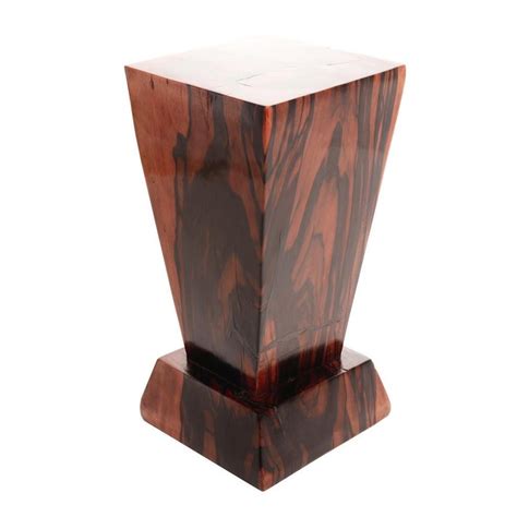 The bin area is operating under normal conditions with customers and staff to practice social distancing. Philippine Hardwood Kamagong Pedestal For Sale at 1stdibs