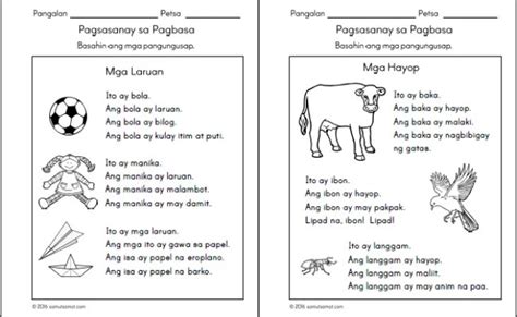 Preschool Filipino Worksheets Bundle Vol 1 Samut Samot In 2020