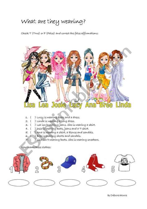 What Are They Wearing Esl Worksheet By Mr Maru Images